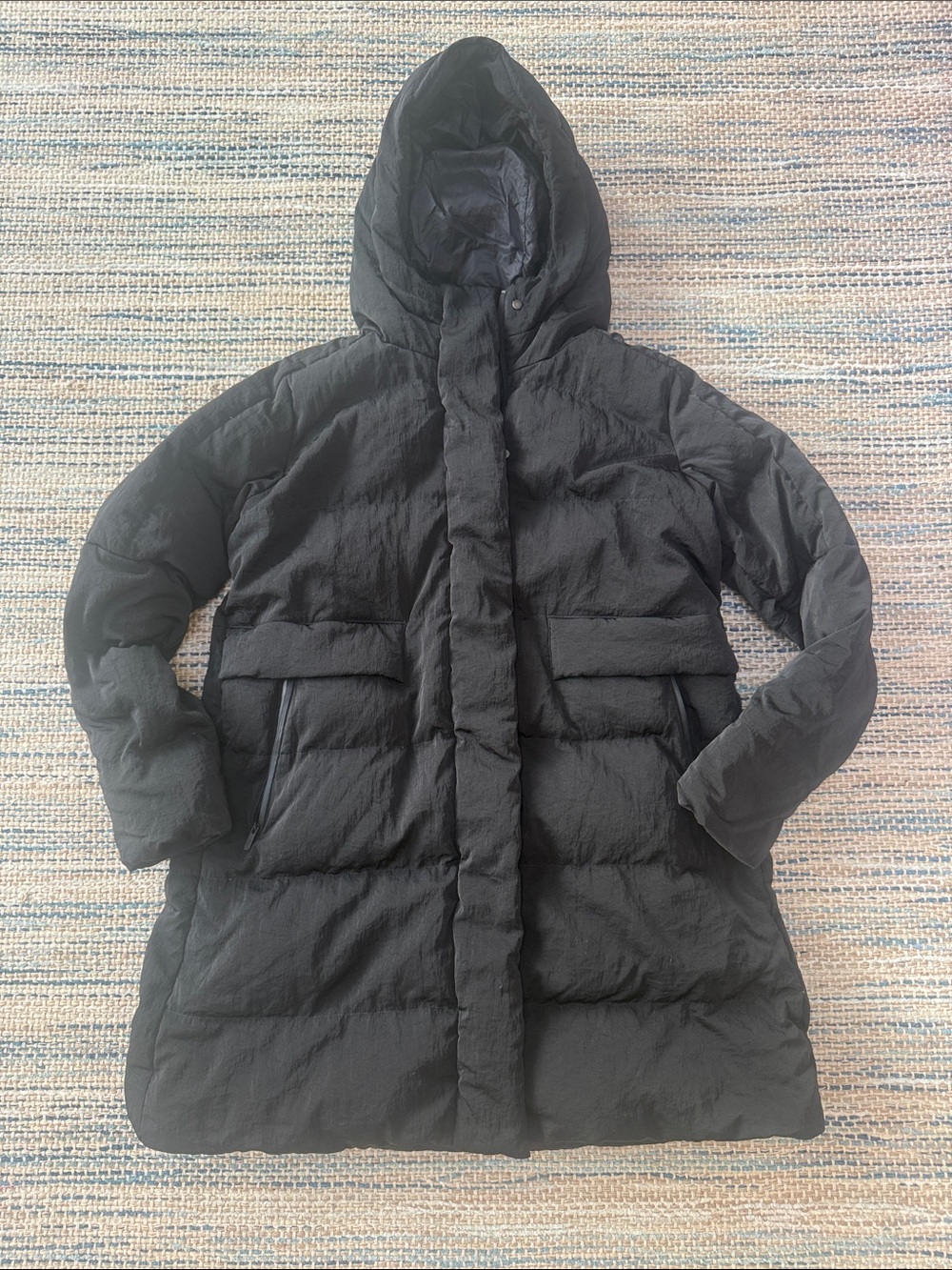 Lululemon In a Flurry Black Hooded Parka jacket - Women's Insulated Winter coat